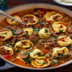 Italian Sausage Tortellini Soup